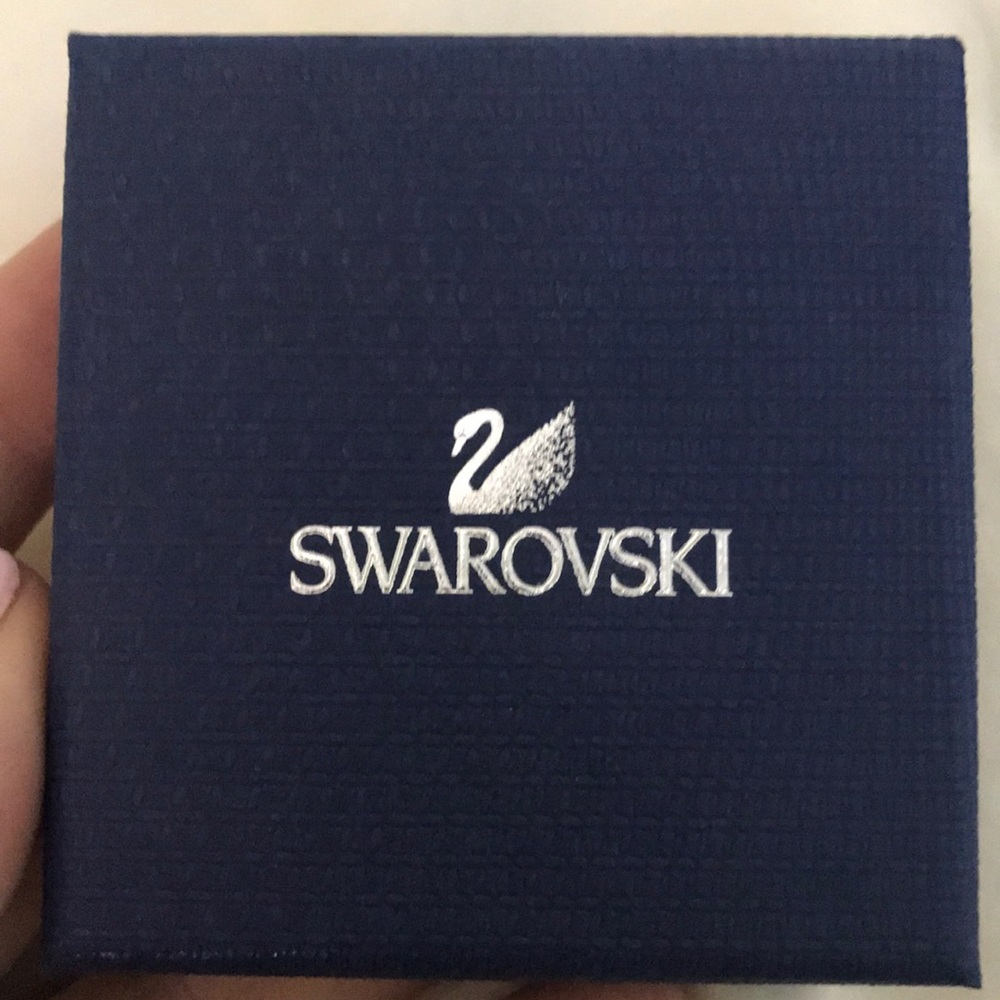 Two Swarovski blue sea star charms